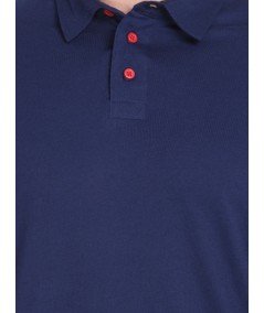 Red Sleeve Contrast Polo