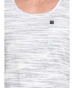 Designer Slub Jersey V Neck TShirt