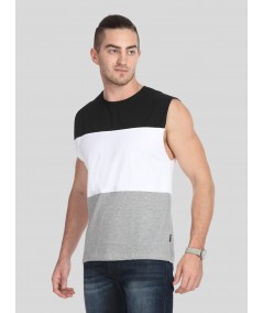 Black Cut and Sew Tank Top