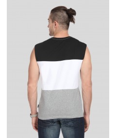 Black Cut and Sew Tank Top