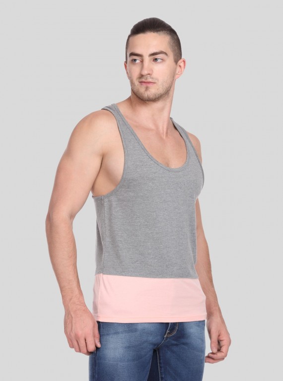 Pink Contrast Tanktop
