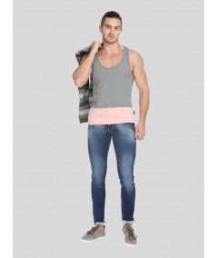 Pink Contrast Tanktop
