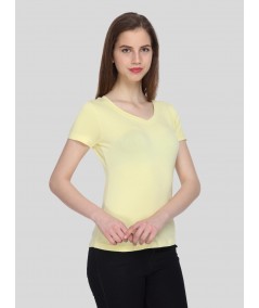 Womens Lemon V Neck Tee