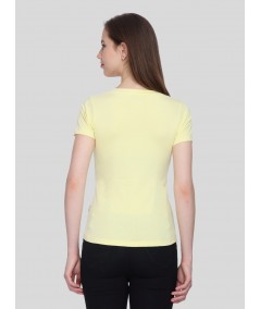 Womens Lemon V Neck Tee