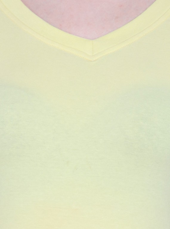 Womens Lemon V Neck Tee