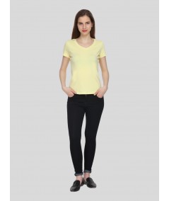 Womens Lemon V Neck Tee