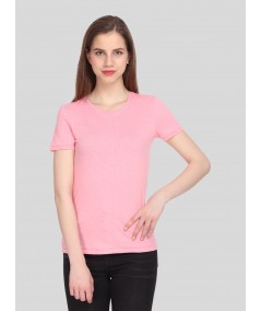 Pink Slub Jersey TShirt