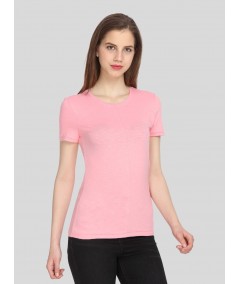 Pink Slub Jersey TShirt