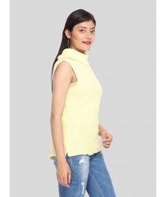 Aurora Flat Knit High Neck Top