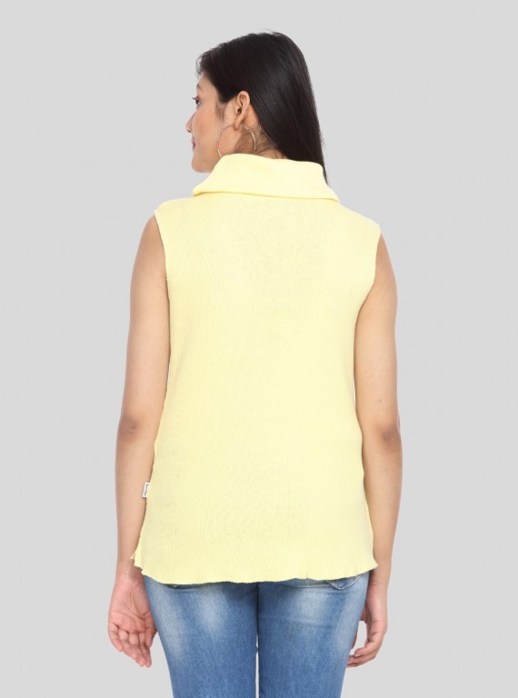 Aurora Flat Knit High Neck Top