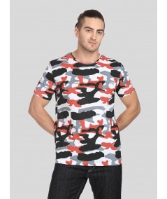 Men’s White Camouflage T-Shirt – Urban Military Street Style