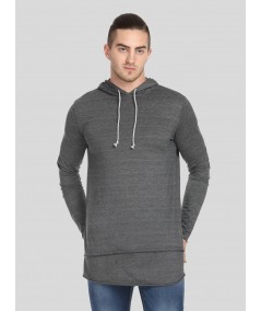 Men’s Elegant Grey Hoodie – Minimalist Design, Maximum Comfort