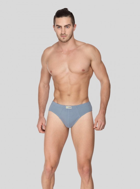 Men's Blue Classic Fit Briefs – Pack of 2