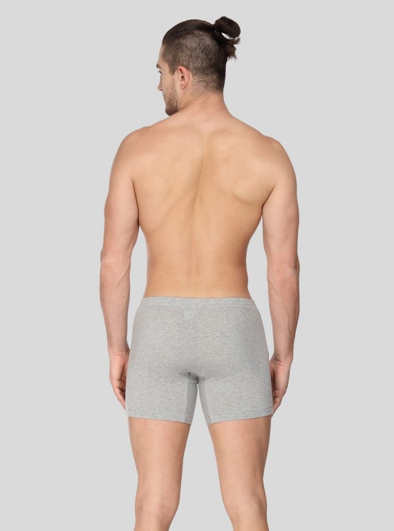 Grey Melange Boxer Brief