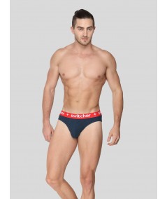 Men’s Blue Banded Brief – Classic Fit, Soft Cotton & Everyday Comfort