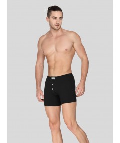 Black Buttoned Boxer Brief