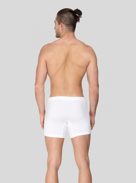 White Buttoned Boxer Brief