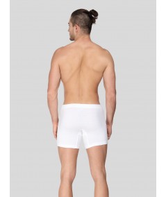 White Buttoned Boxer Brief