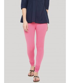 Women’s Pink Cotton Legging – Stretchable & Soft Everyday Essential