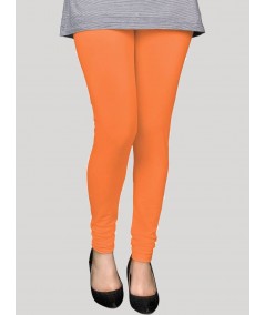 Women’s Orange Cotton Legging – Stretchable Comfort Fit Bottomwear