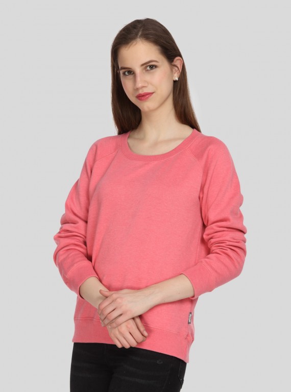 Pink Garment Dyed Sweatshirt