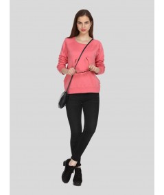 Pink Garment Dyed Sweatshirt