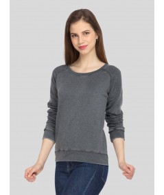 Black Garment Dyed Sweatshirt