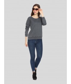 Black Garment Dyed Sweatshirt