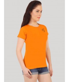 Short Sleeve Orange Top