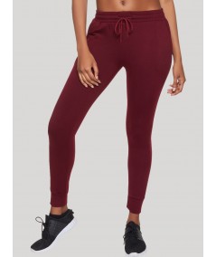 Burgundy Womens Sweat Pant