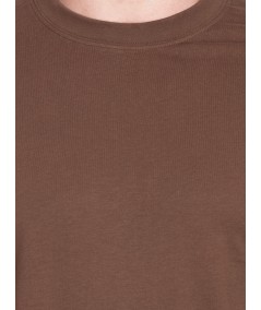 Brown Basic Crew Neck