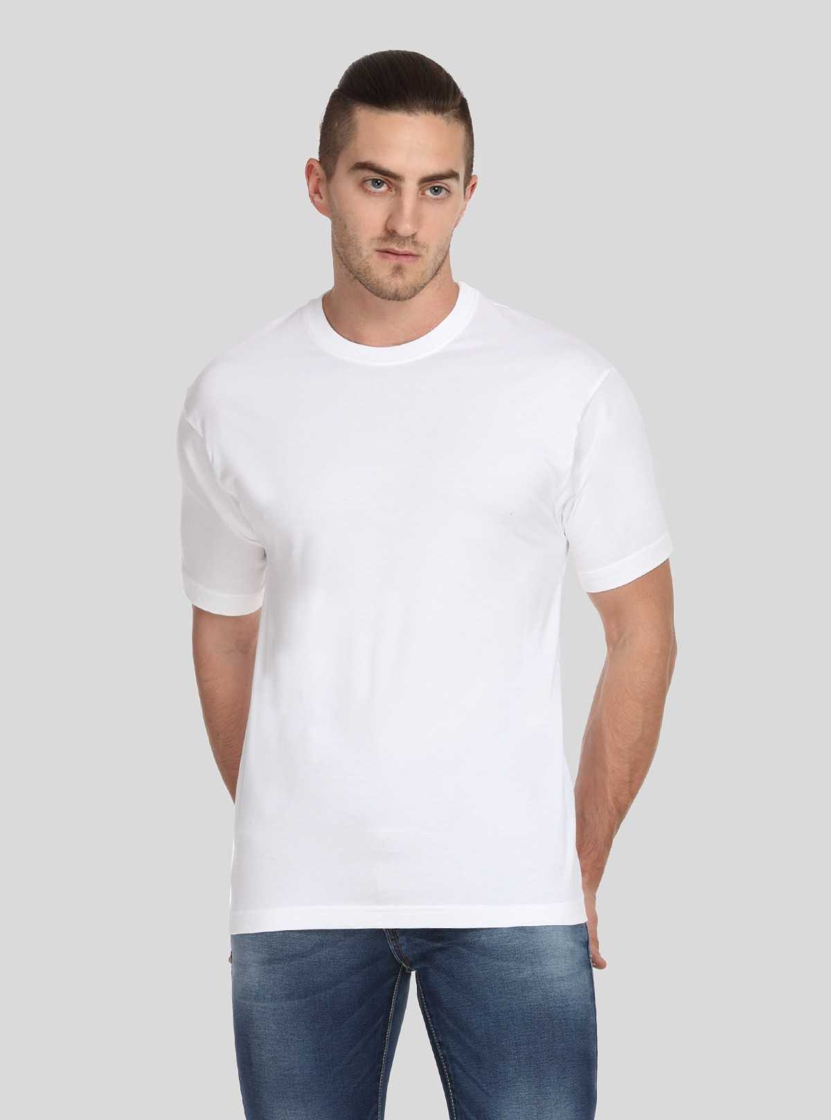 white crew neck tshirts | Short sleeved tee |bandf online| white is ...