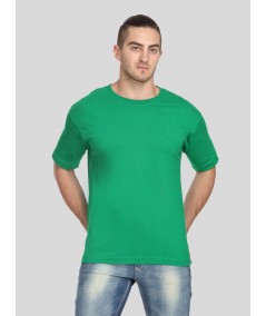 Men's Green Basic Crew Neck T-Shirt – Fresh, Versatile & Everyday Essential