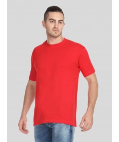 Red Basic Crew Neck TShirt