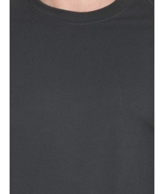 Dark Grey Basic Crew Neck TShirt