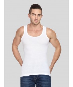 Men’s White Cotton U Neck Vest – Soft, Stretchable Innerwear