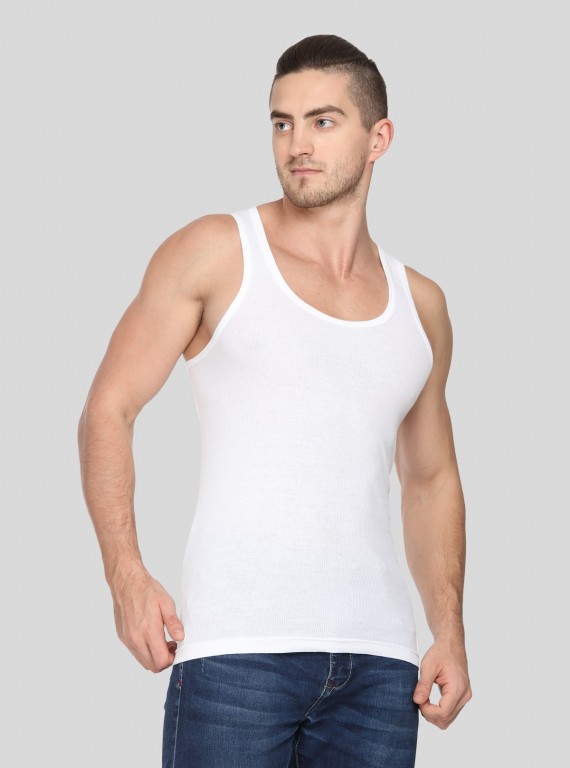 White Rib Vest