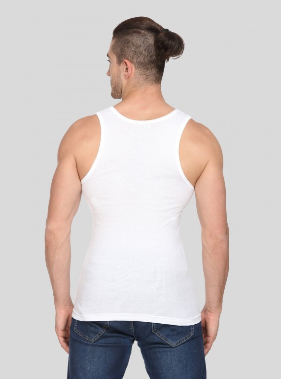White Rib Vest