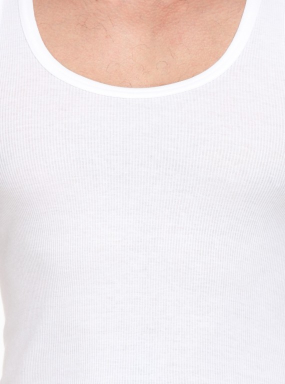 White Rib Vest