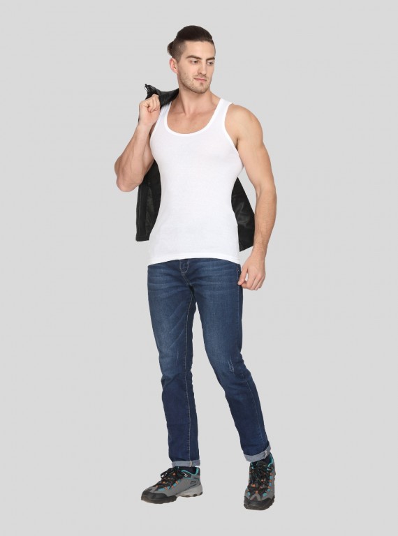 White Rib Vest