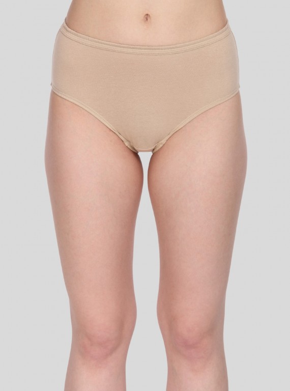 Brown Solid womens brief