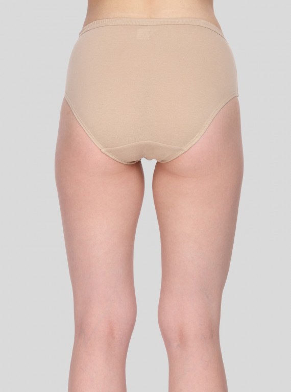 Brown Solid womens brief