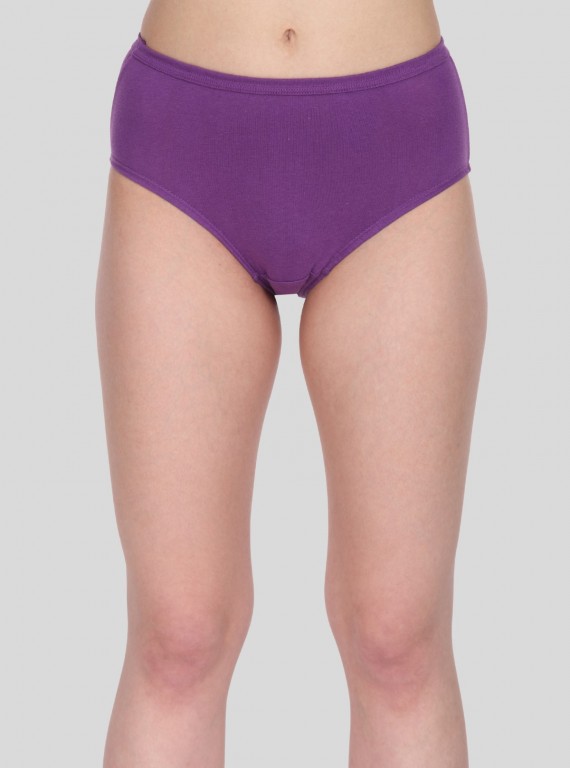 Purple Solid womens brief