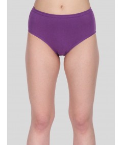 Purple Solid womens brief