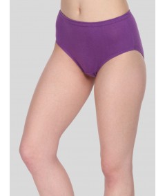 Purple Solid womens brief