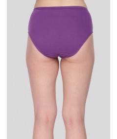 Purple Solid womens brief