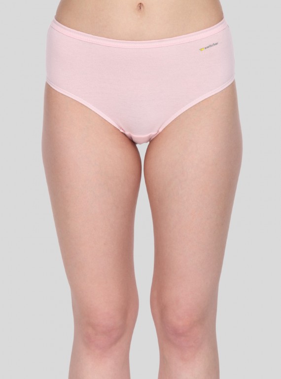 Pink Solid womens brief