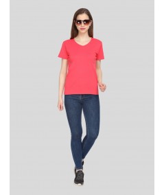 Roseberry Solid V Neck TShirt