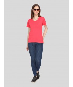 Roseberry Solid V Neck TShirt