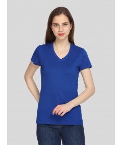Royal V Neck Solid TShirt